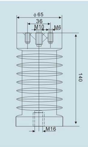 ZJ-10QΦ65×140(130)支柱絕緣子(FN7)
